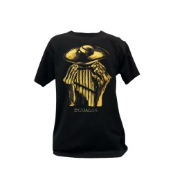 T-shirt avec musicien indien inca .