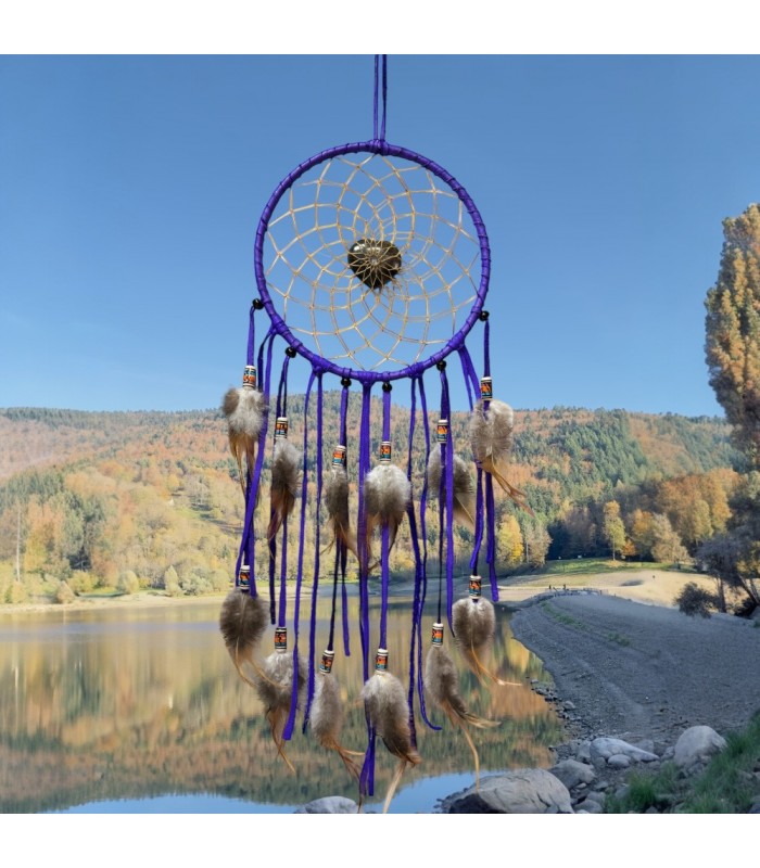 Dreamcatcher double toile. Fabriqué artisanalement par mes soins .