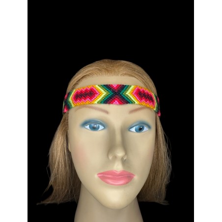 Bandeau macramé fabrication artisanale.