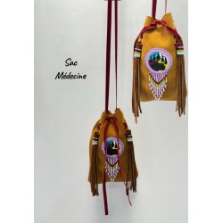 Sac médecine amérindien 6 .