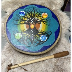 Tambour chamanique amerindien