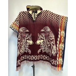 Poncho Native indien mixte...