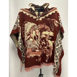 Poncho Native indien mixte...