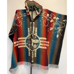 Poncho Native indien mixte...