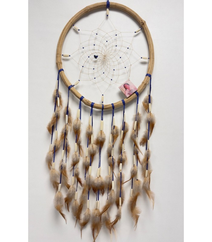 Attrape-rêves Amerindien fabriqué entièrement par mes soins. Pièce unique