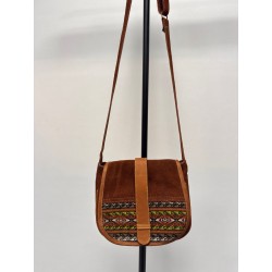 Sac en cuir fabriqué artisanalement en Équateur, modèle pour femme