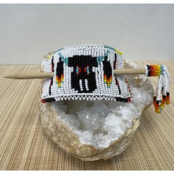 Barrette en perles de...