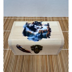 Boîte-à-bijoux fabriqué de façon artisanale avec motif