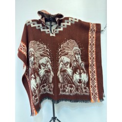 Poncho native chef indien fabrication artisanale