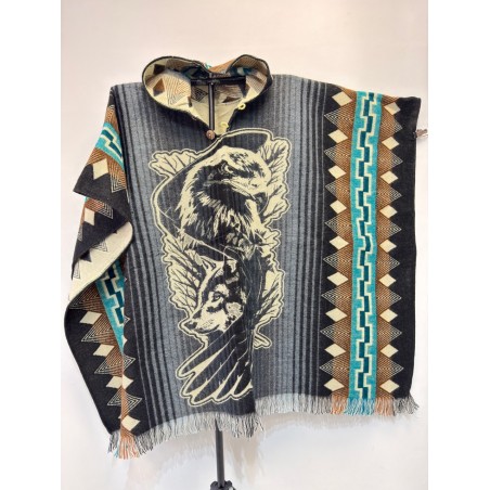 Poncho native aigle 