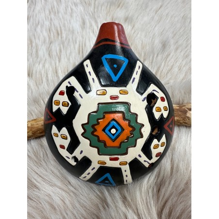 Ocarina en terre cuite fabriqué entièrement a la main au Pérou 